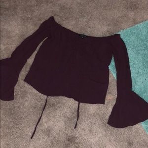 Kendall and Kylie purple top